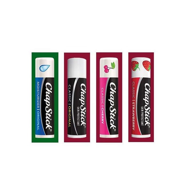Chap Stick Classic Original, Cherry, Strawberry, Moisturizer 24 pcs_0