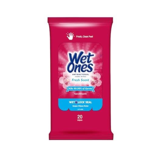Wet Ones Atibacterial Fresh Scent 20 Count 10 pcs_0