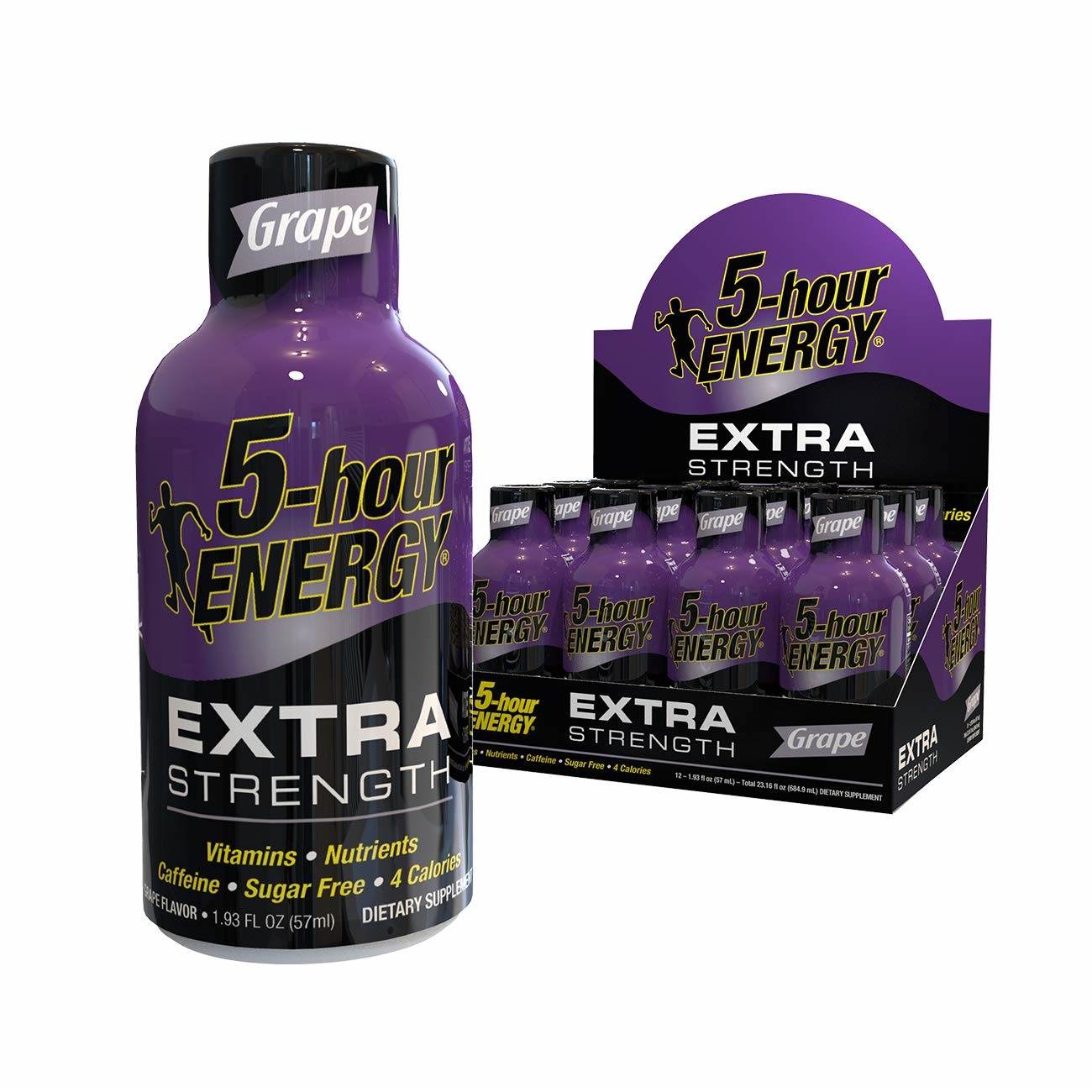 5 HOUR ENERGY EXTRA STRENGTH GRAPE 1.93 OZ 12 CT