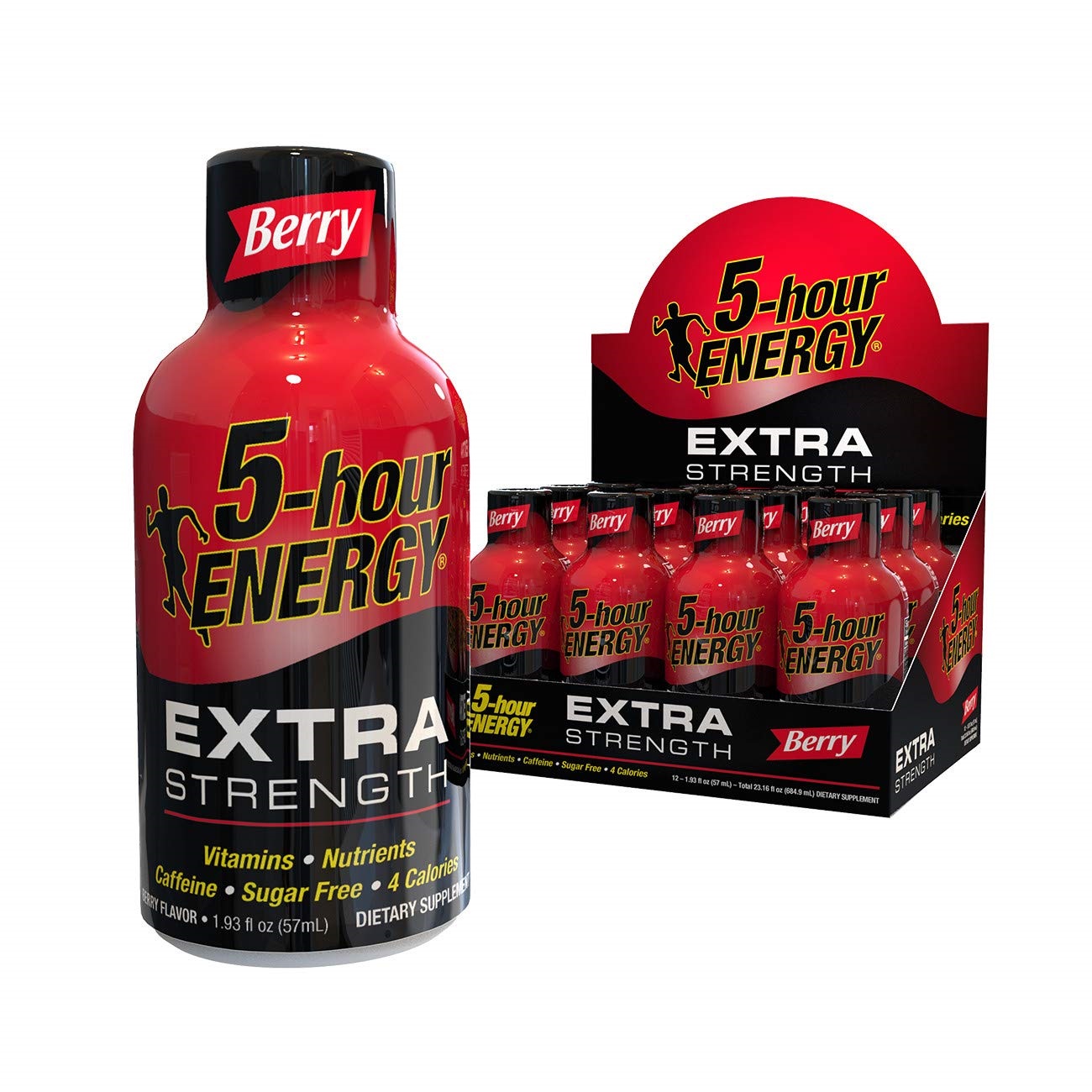 5 HOUR ENERGY EXTRA STRENGTH BERRY 1.93 OZ  12 CT