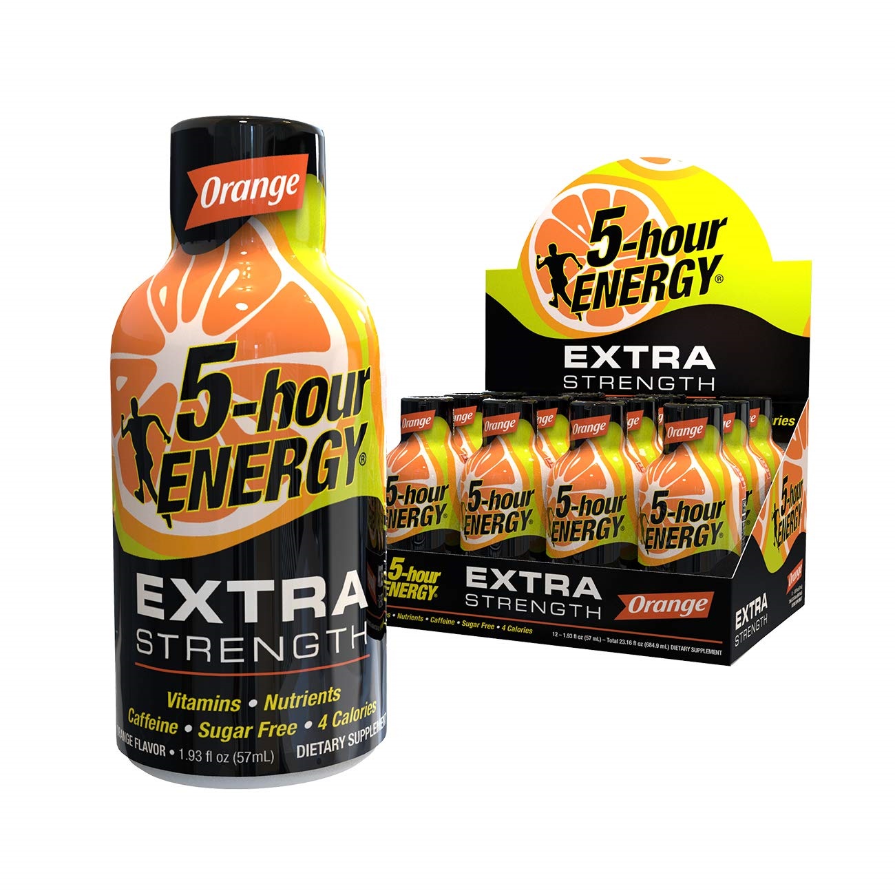 5 HOUR ENERGY EXTRA STRENGTH ORANGE 1.93 OZ 12 CT