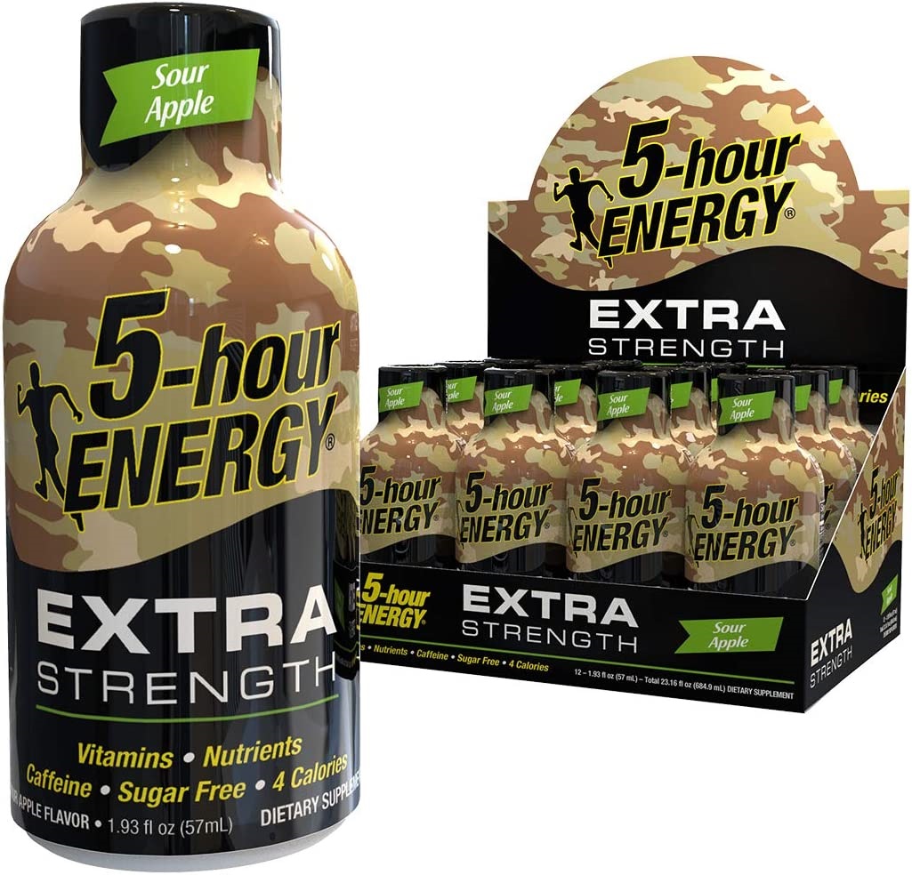 5 HOUR ENERGY EXTRA STRENGTH SOUR APPLE 1.93 OZ 12 CT