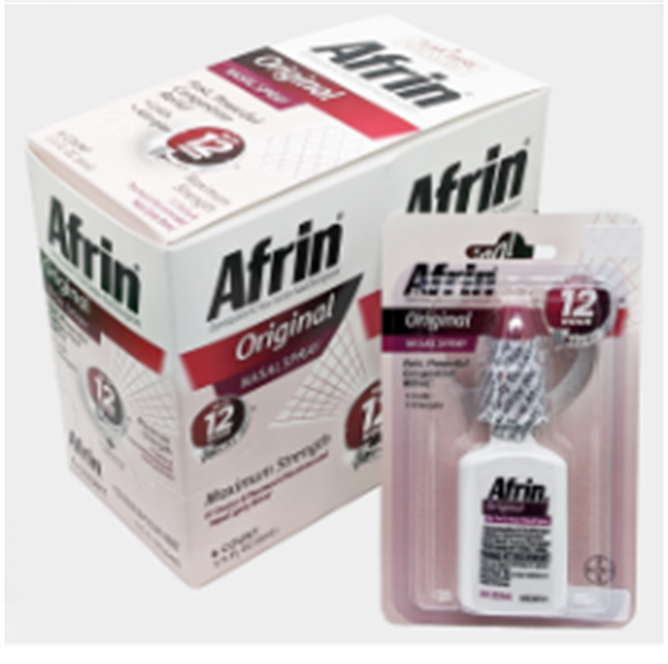 AFRIN NASAL SPRAY ORIGINAL 12 BOTTLES