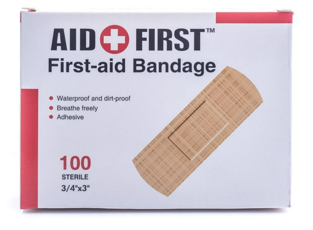 AID FIRST First-Aid Bandage (100 pcs)