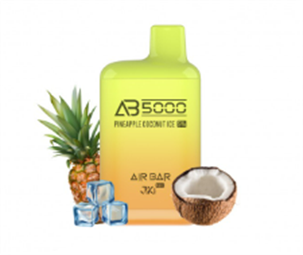 AIR BAR AB5000 NON RECHARGEABLE PINEAPPLE COCONUT