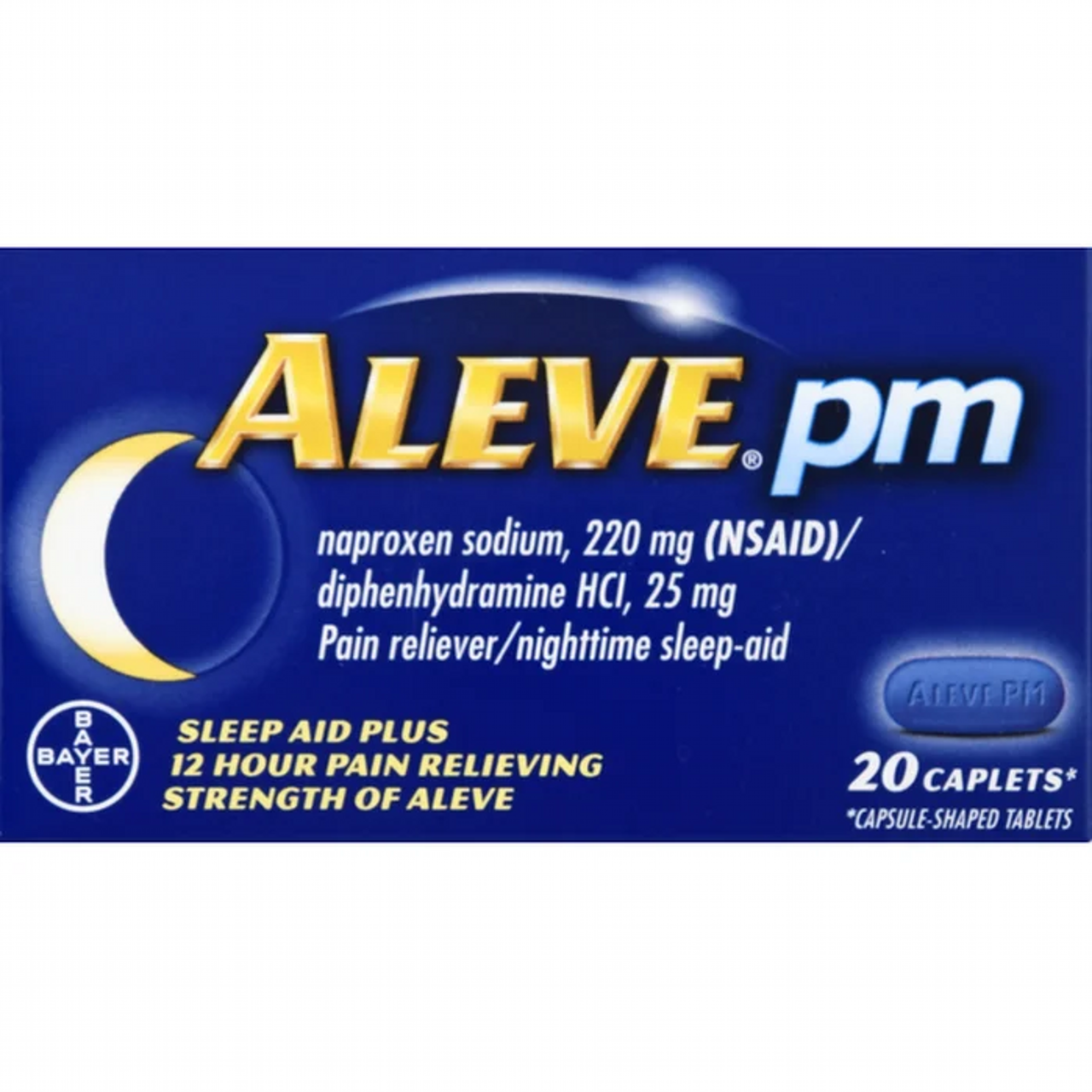 ALEVE PM CAPLETS 20 CT