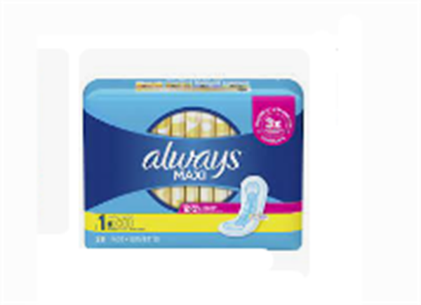 ALWAYS MAXI PADS 10 PADS