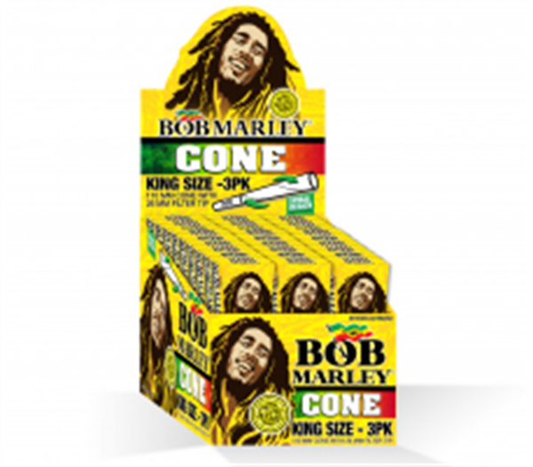 BOB MARLEY CONE KING SIZE 3PK