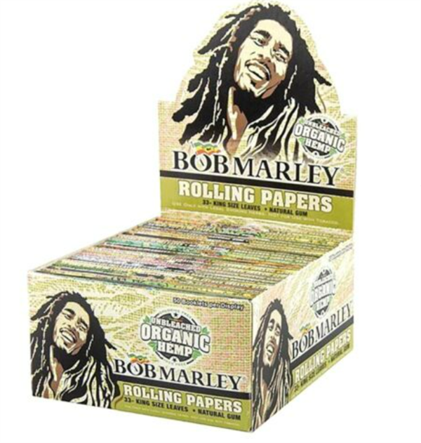 BOB MARLEY ORGANIC HEMP 33 KING SIZE 50 BOOKLETS