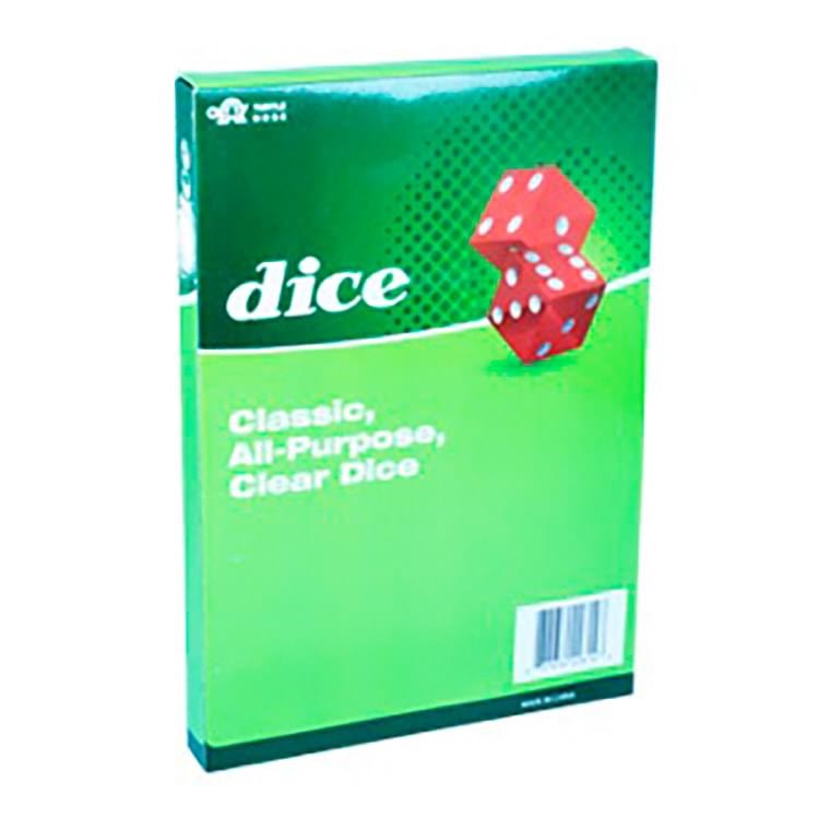CLASSIC ALL PURPOSE CLEAR DICE