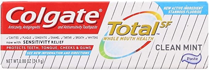 COLGATE TOTAL CLEAN MINT TOOTHPASTE 0.88 OZ