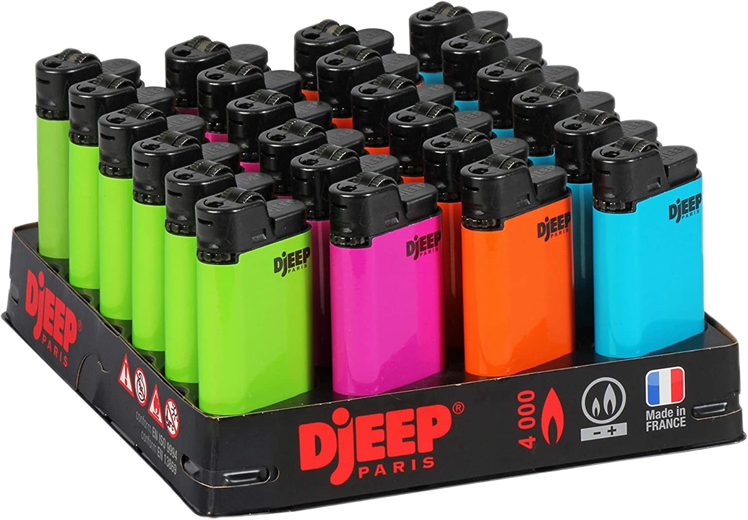 DJEEP HOT BODY BLISTER LIGHTERS 24 CT