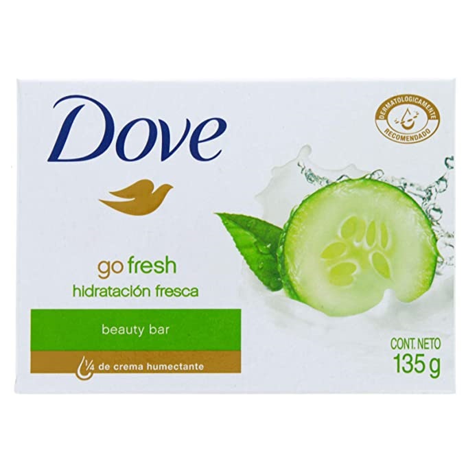 DOVE BEAUTY BAR SOAP CUCUMBER AND GREEN TEA SCENT 135 G