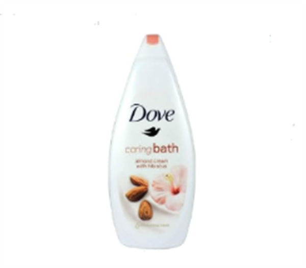DOVE CARING BATH ALMOND CREAM WITH HIBISCUS 450 ML