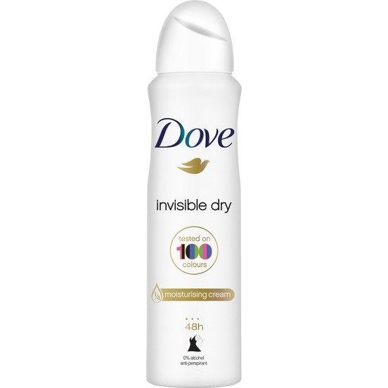 DOVE INVISIBLE DRY ANTIPERSPIRANT DEODORANT SPRAY 150 ML