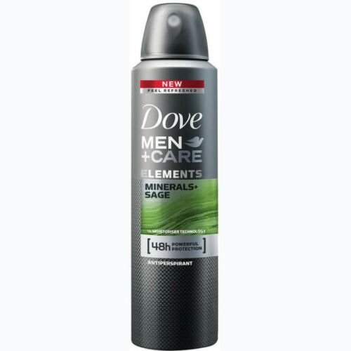 DOVE MEN CARE MINERALS & SAGE ANTIPERSPIRANT DEODORANT SPRAY 150 ML