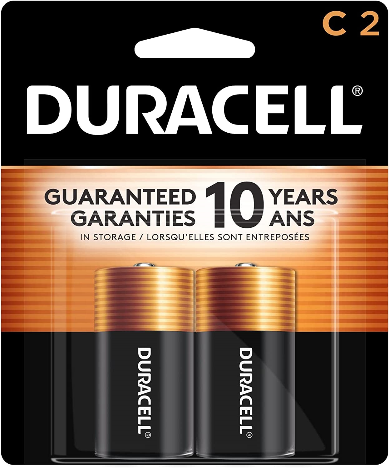 DURACELL C BATTERIES 2 CT 8 CARDS