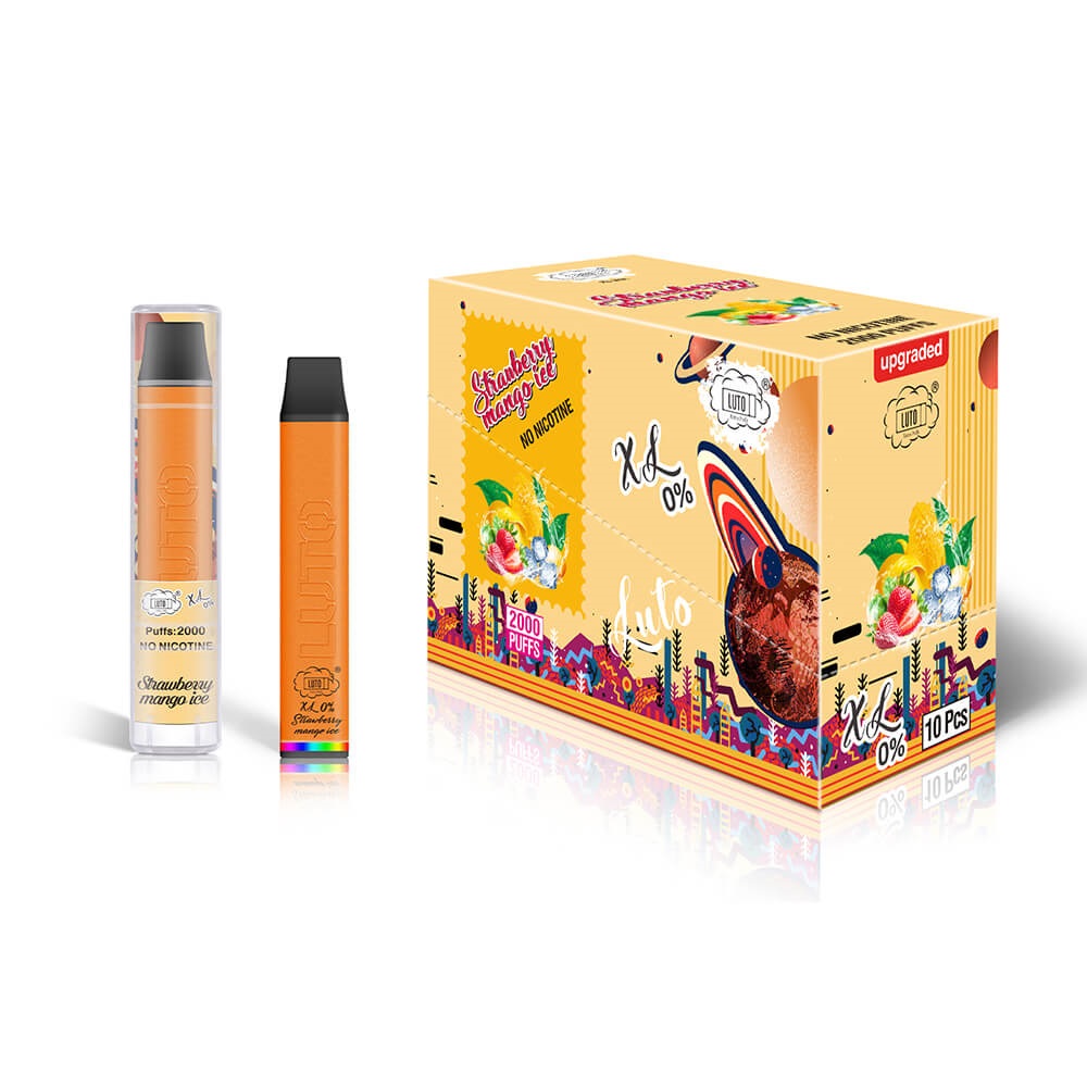 LUTO XL 0% 2000 PUFFS STRAWBERRY MANGO ICE