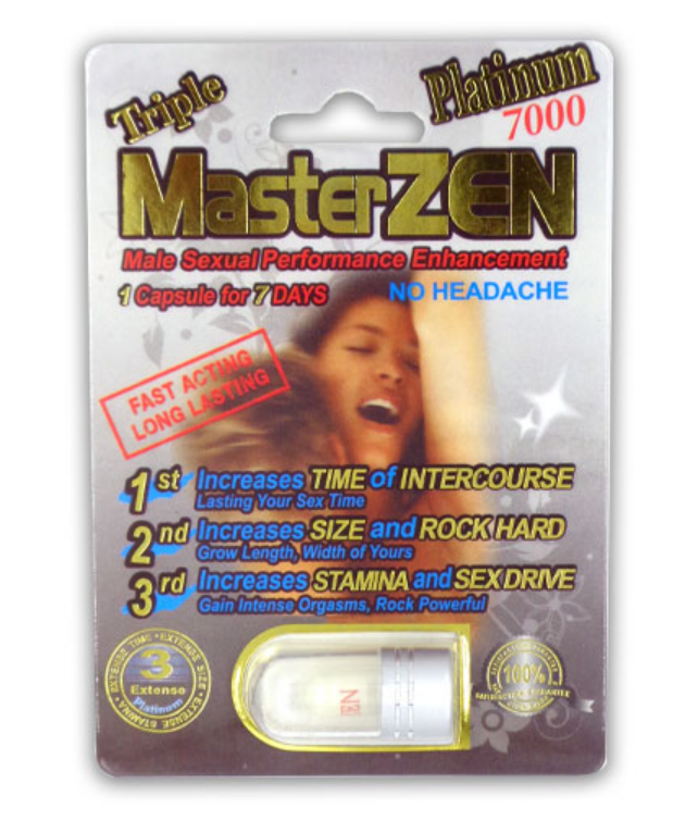 Master Zen Platinum 7000 Male Sexual Enhancement Pill
