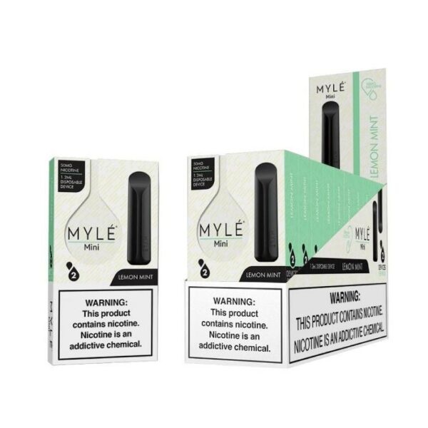 MYLE MINI LEMON MINT 1.2  2 DEVICES 10 PACK
