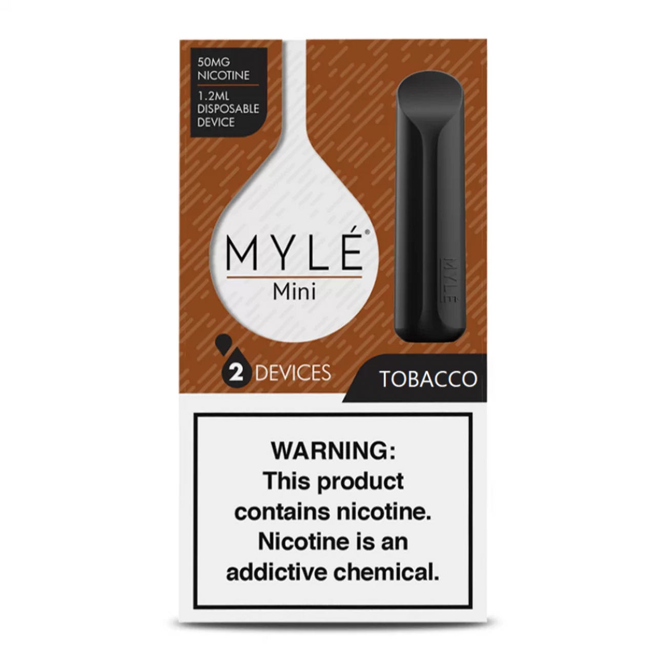 MYLE MINI TOBACCO 1.2  2 DEVICES 10 PACK