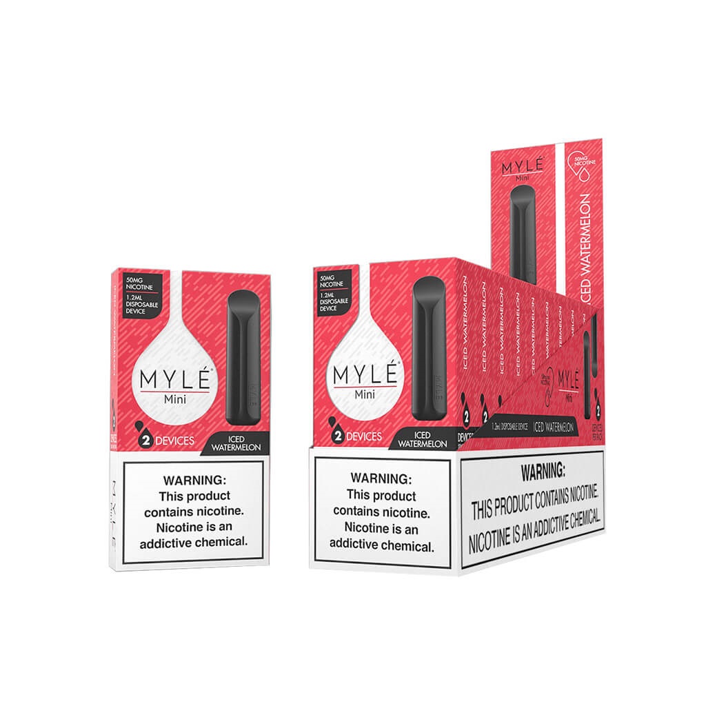MYLE MINI TOBACCO RED 1.2  2 DEVICES 10 PACK