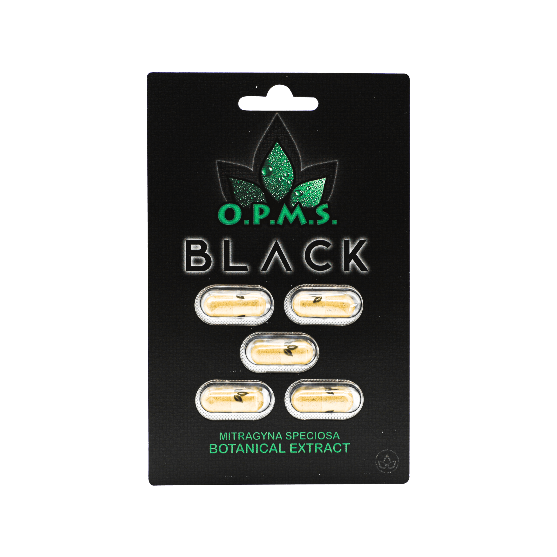 OPMS BLACK KRATOM EXTRAC CAPSULES 5 CT