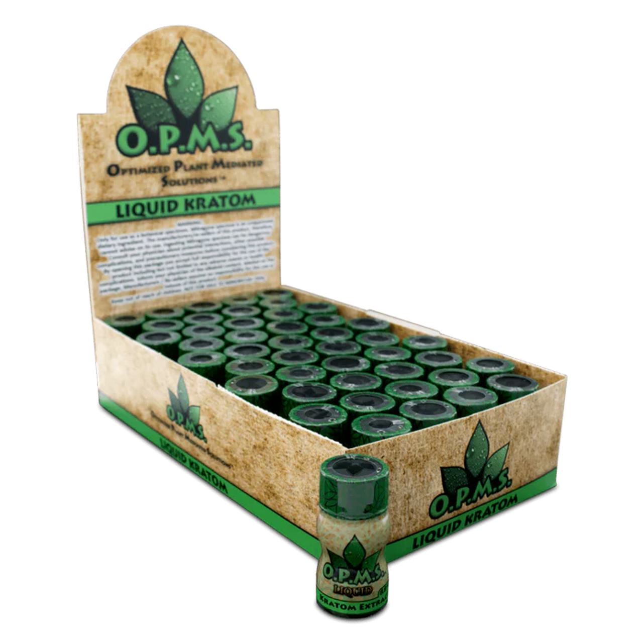 OPMS GOLD 8ML LIQUID KRATOM SHOT 50 CT