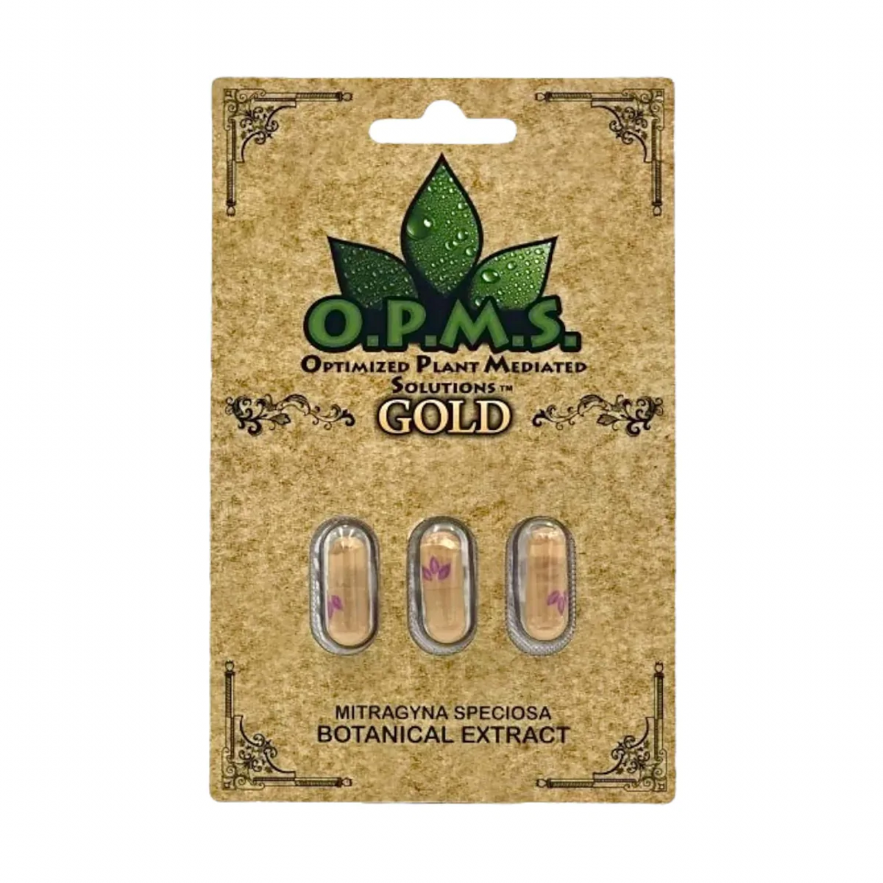 O.P.M.S GOLD CAPSULES 3 CT