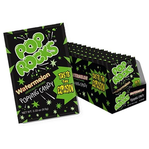 POP ROCKS WATERMELON POPPING CANDY 8.04 OZ (228 G) 24 CT