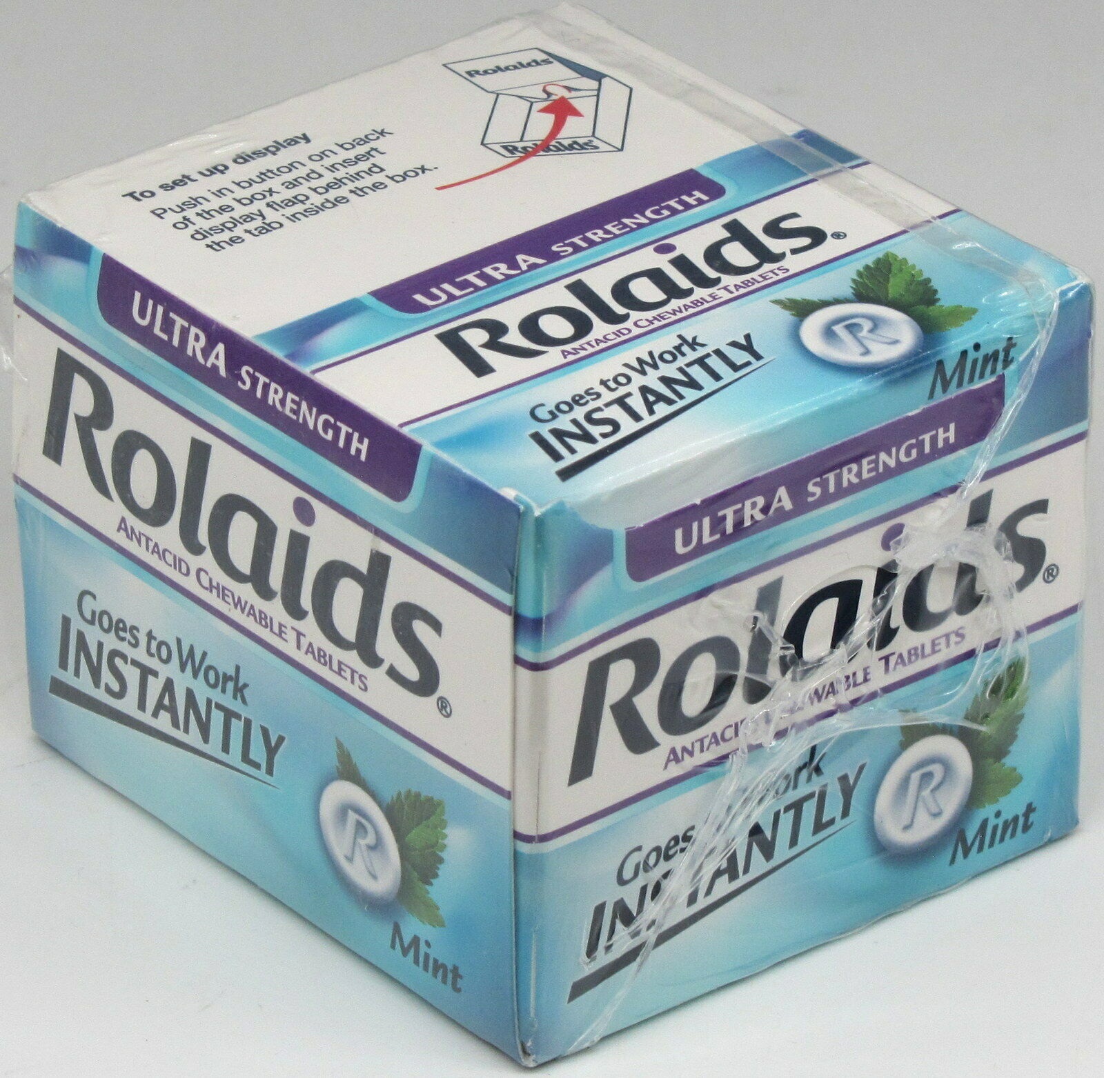 ROLAIDS ULTRA STRENGTH MINT BOX OF 12 ROLL 