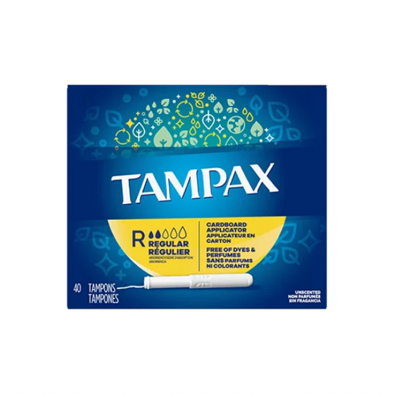 TAMPAX APPLICATOR TAMPONS REGULAR 10 CT