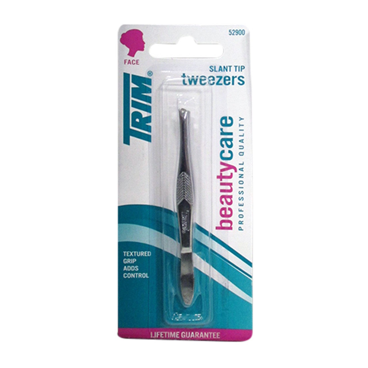 TRIM BEAUTY CARE SLANT TIP TWEEZERS