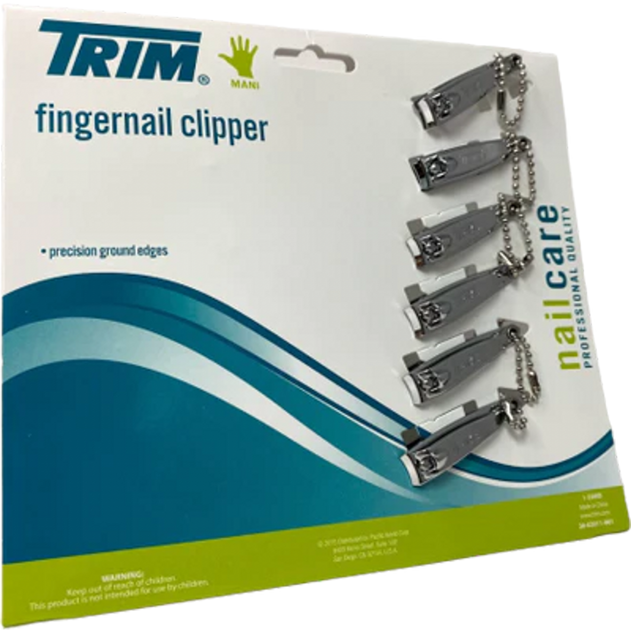 TRIM FINGERNAIL CLIPPER 6 CT