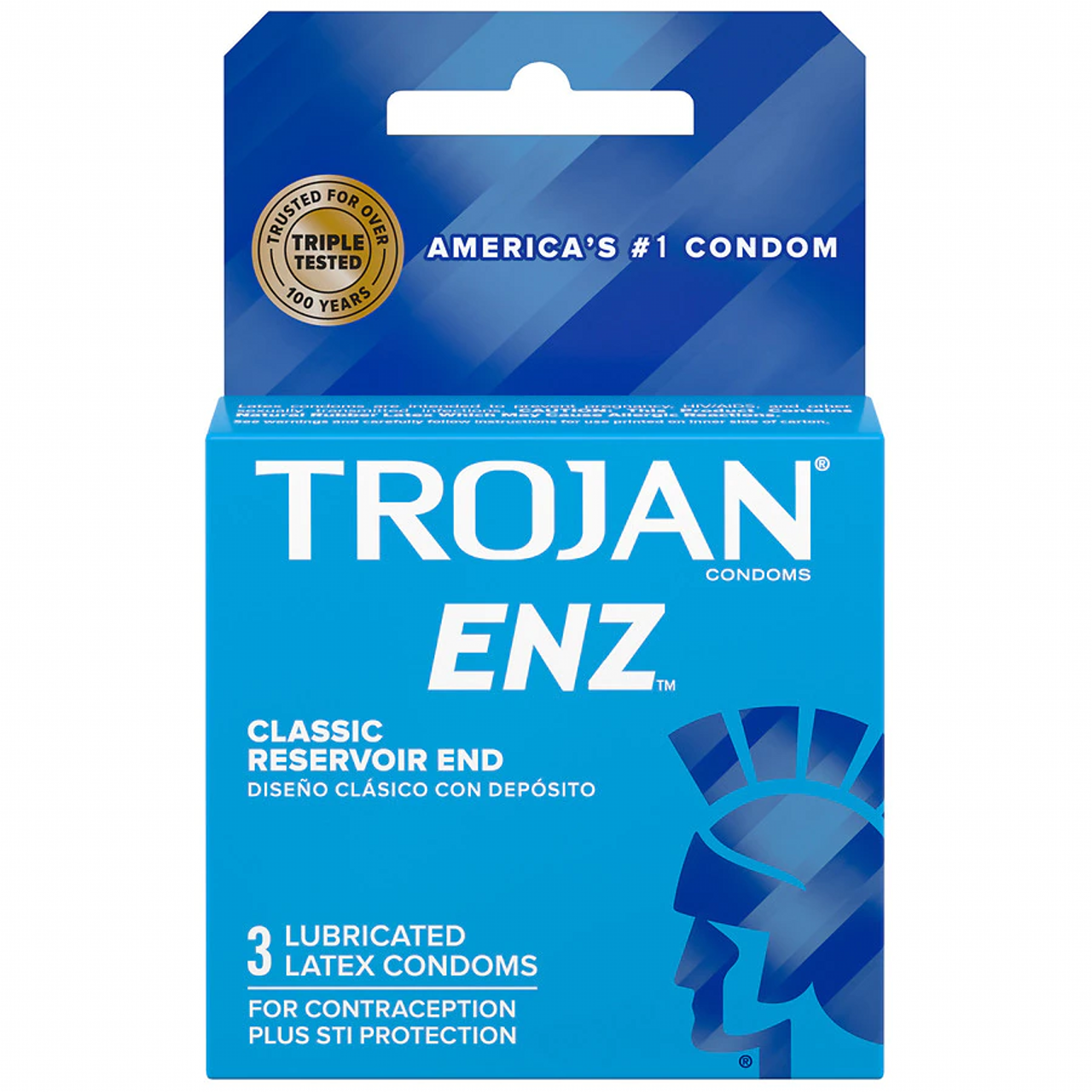 TROJAN ENZ PREMIUM LUBRICATED 6 X 3 CT