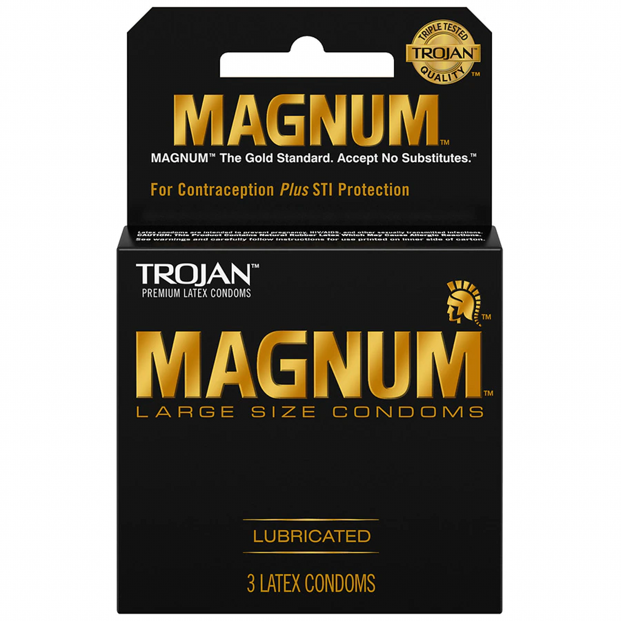 TROJAN MAGNUM CONDOMS 6 X 3 CT 