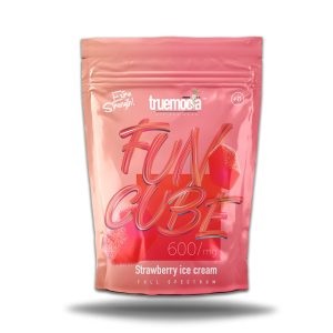 TRUEMOOLA DELTA 8 FUN CUBE GUMMIES 600MG STRAWBERRY ICE CREAM -BOX OF 10