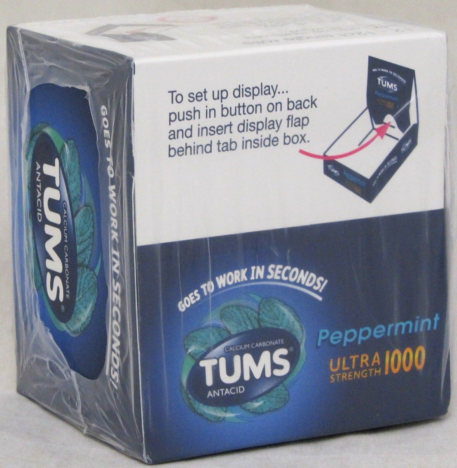 TUMS ULTRA PEPPERMINT 12 CT