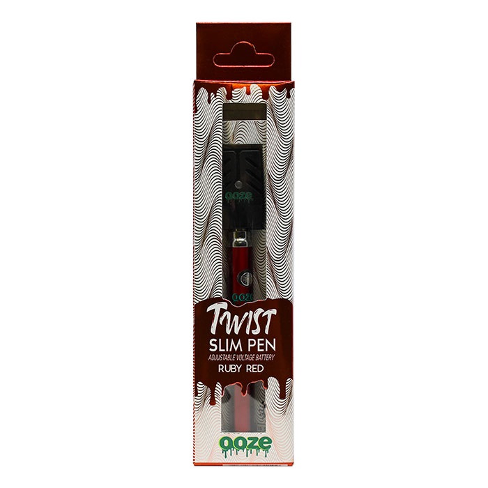 TWIST SLIM PEN BATTERY + SMART USB - RUBY RED