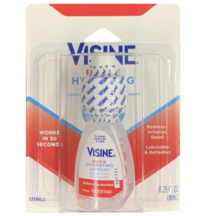 VISINE RED EYE 0.28 OZ 6 CT