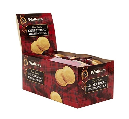 WALKERS SHORTBREAD HIGHLANDERS SHORTBREAD COOKIES SNACK PACKS 24