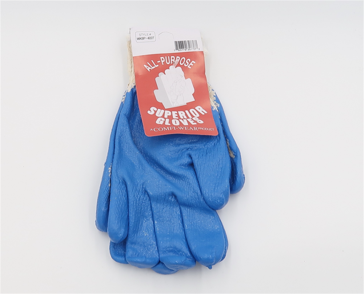 WORK GLOVES BLUE 12 CT