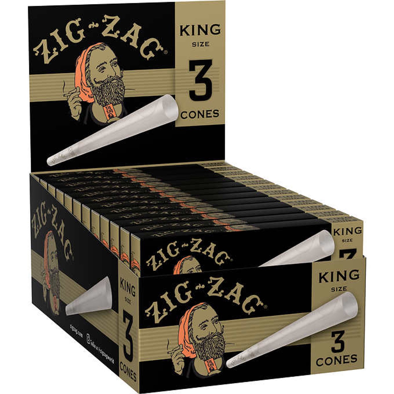 ZIG ZAG PRE-ROLLED CONES KING SIZE 24CT