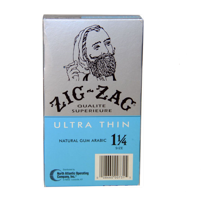 ZIG-ZAG ULTRA THIN NATURAL GUM ARABIC 1 1/4 24 CT